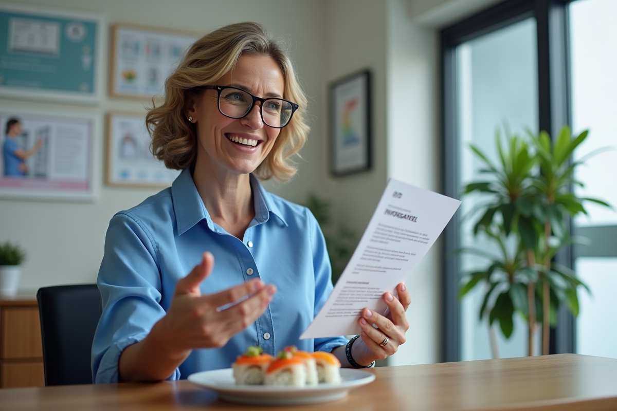 Dieteticienne présente un guide sur le sushi pendant la grossesse